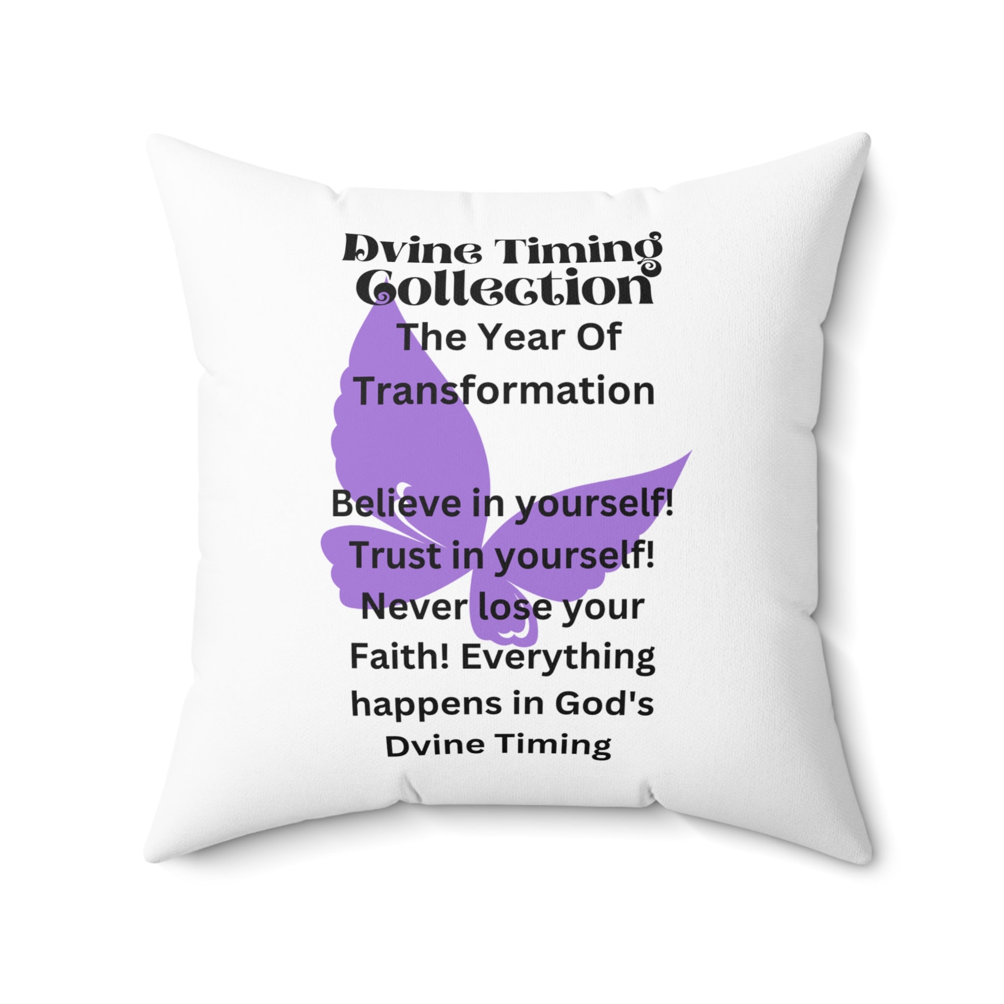 Spun Polyester Square Pillow