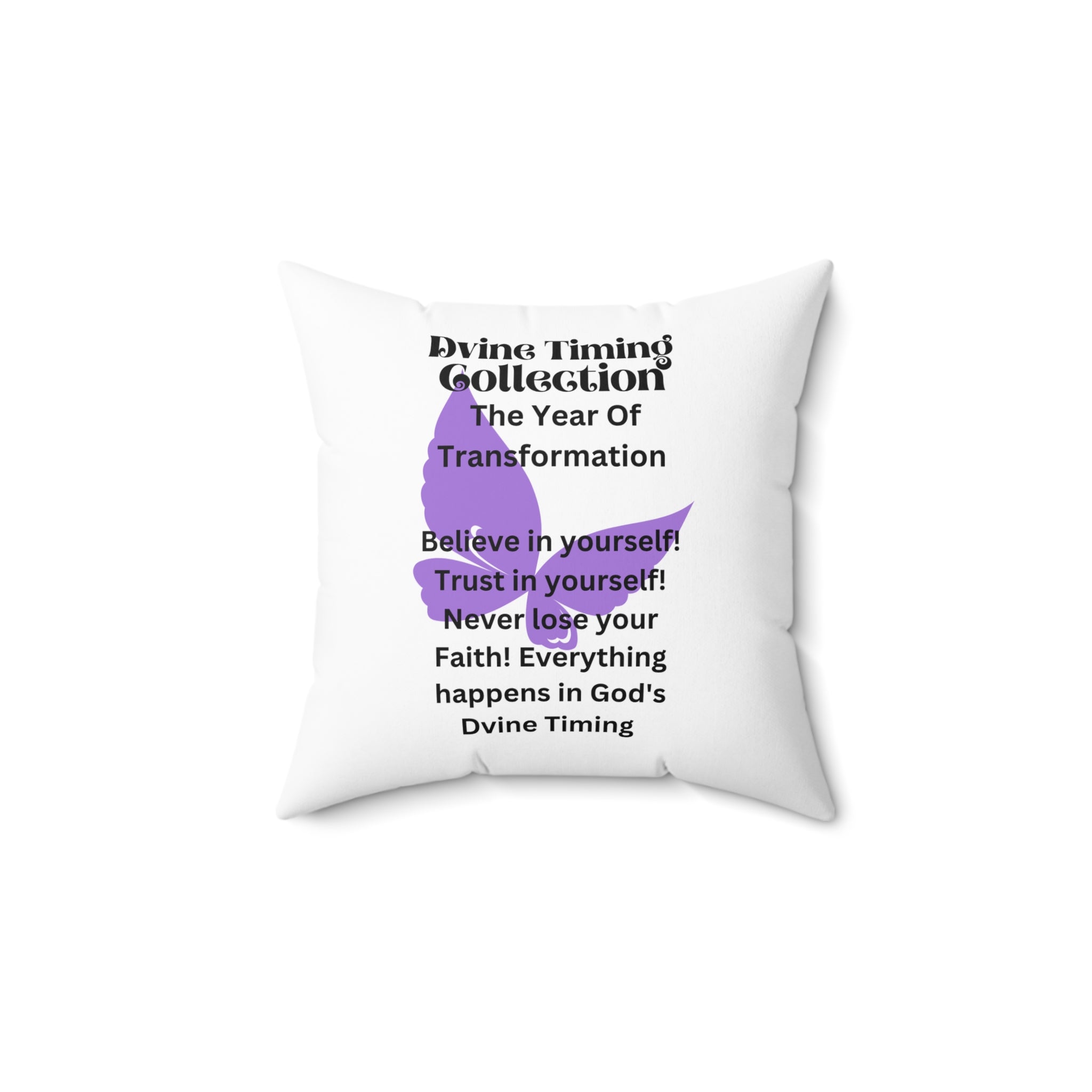 Spun Polyester Square Pillow
