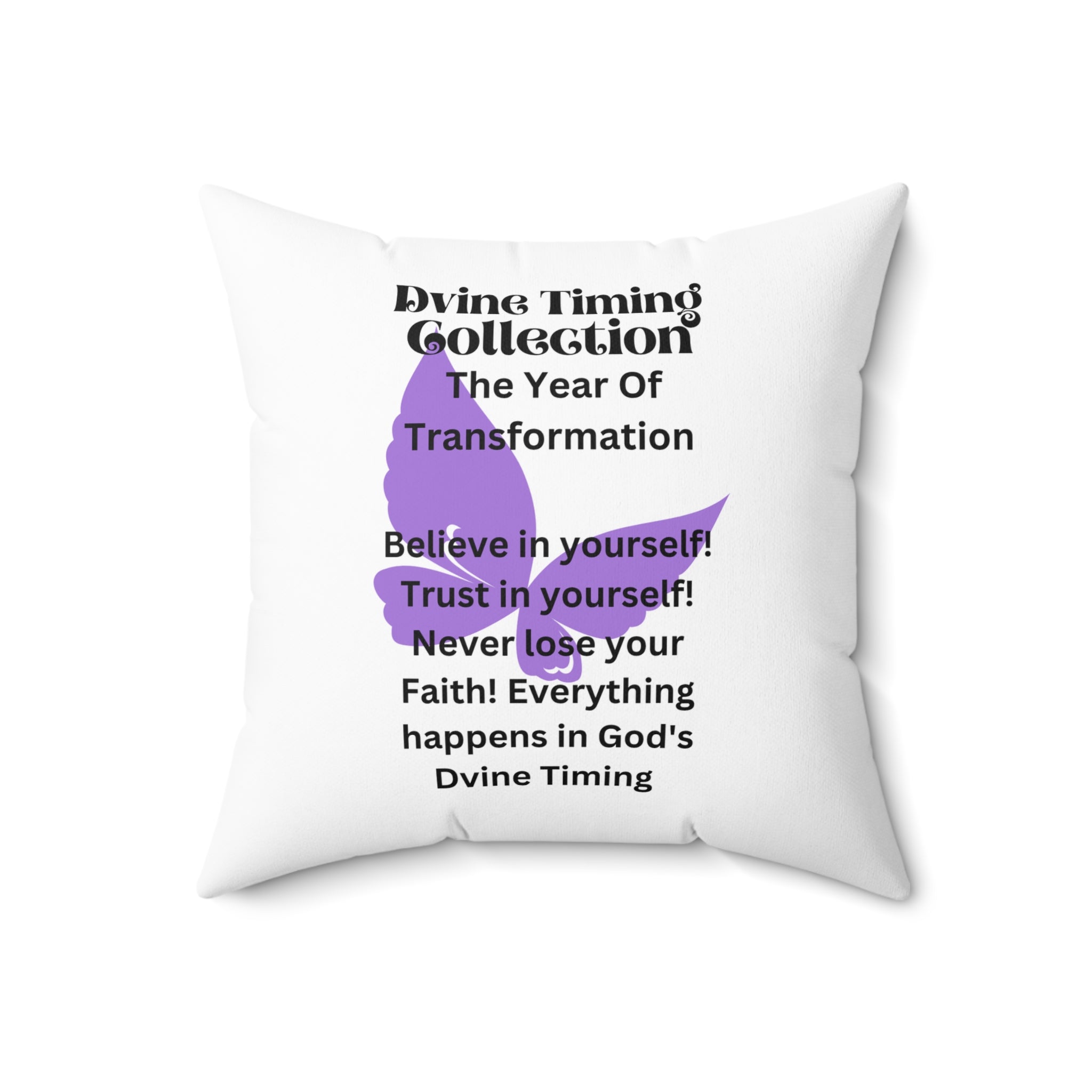 Spun Polyester Square Pillow