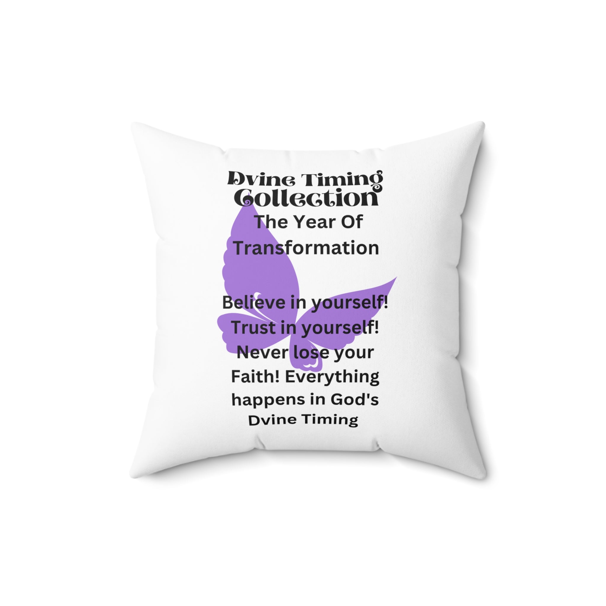 Spun Polyester Square Pillow