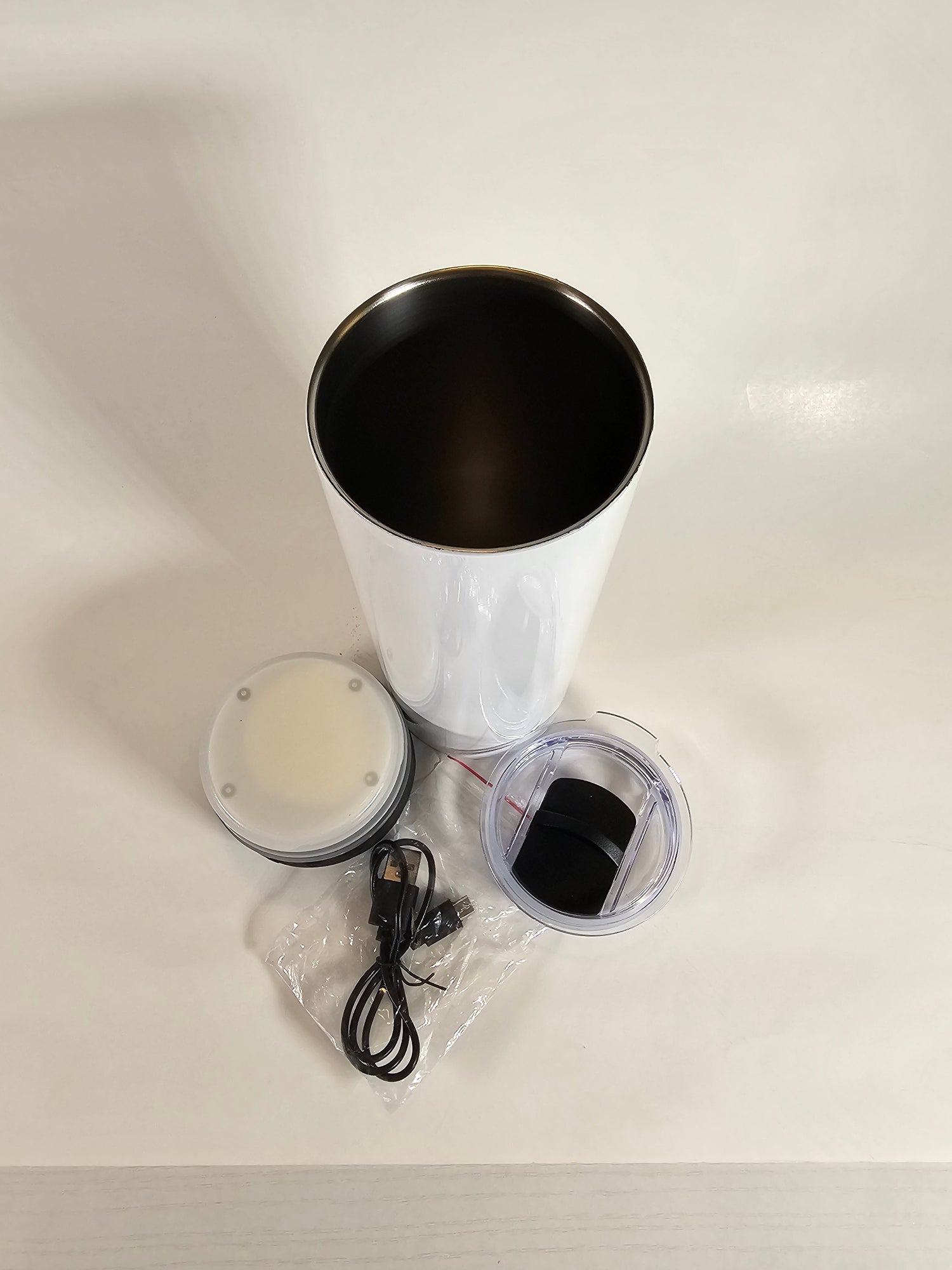 USB Charging Smart Wireless Music Cup 16oz Tumbler – Dvine Timing