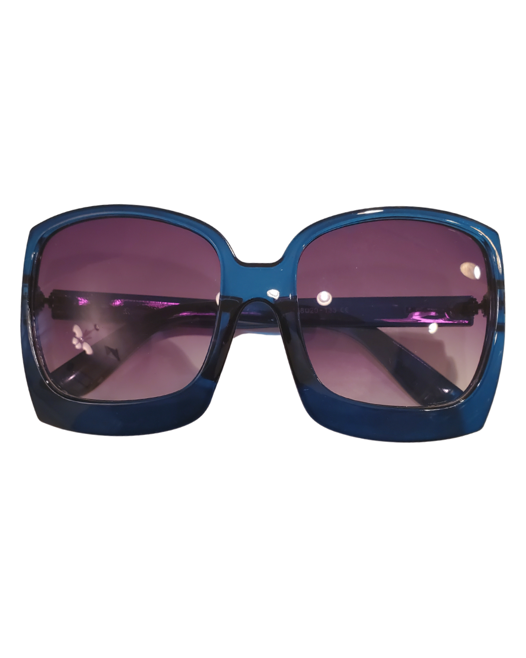 image of blue sunglasses. 