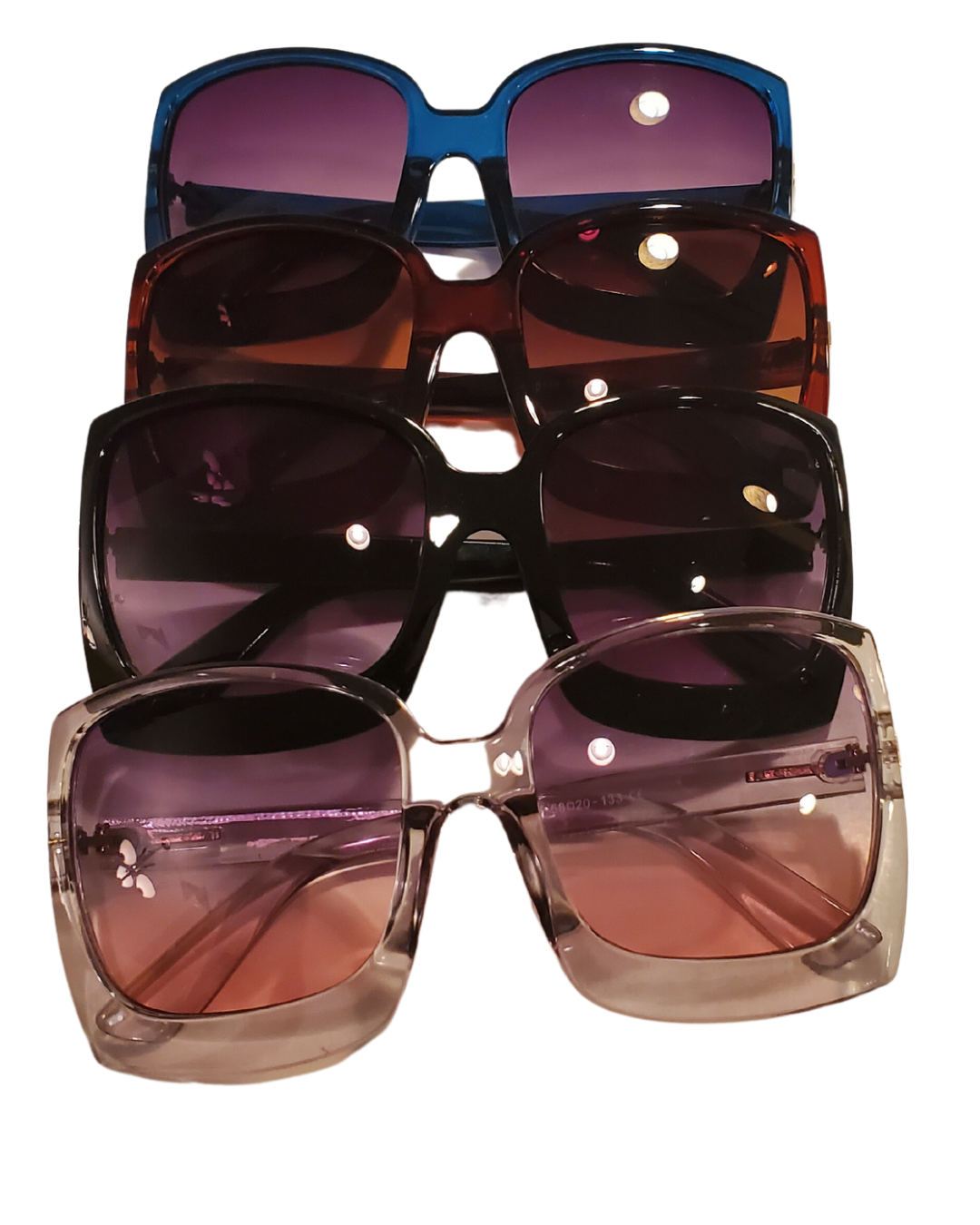 Clear Frame Polarized Square Sunglasses Women Men - UV Protection Color  Mirror Lens- Retro Sports Beach - CF18GC3WW8X
