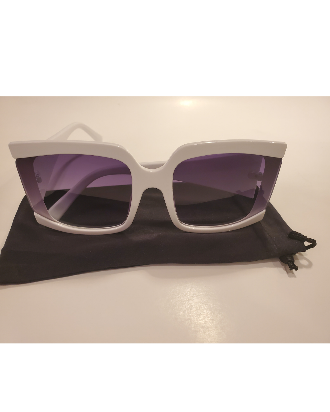 image of white sunglasses