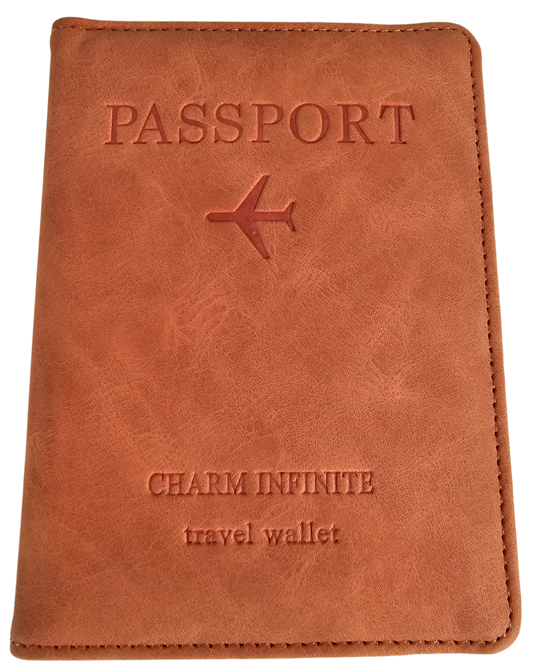 image of orange passport RIFD wallet