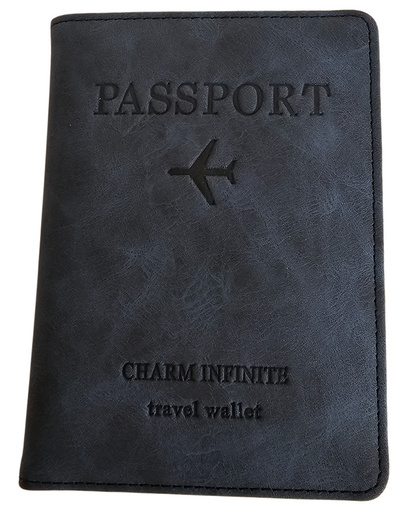 image of black passport RIFD wallet